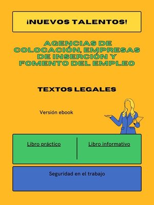 cover image of Agencias de colocación,  empresas de inserción y fomento del empleo
